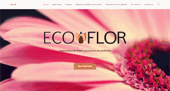 Desktop Screenshot of ecoflor.cl