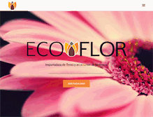 Tablet Screenshot of ecoflor.cl